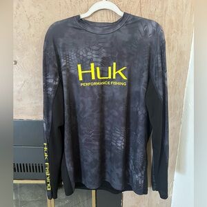 Huk Performance Fishing Long Sleeve Shirt Men’s M – Gray